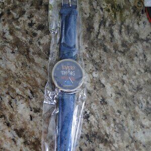 Message Watch Everything Will Be OK Blue Cotton Band